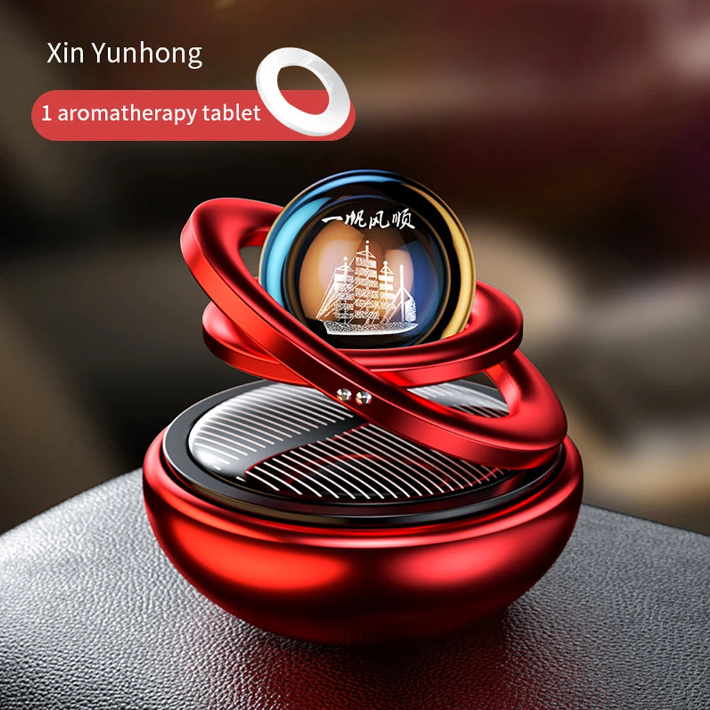 CAPT.LIKE Solar Car Air Freshener - Elegant Aromatherapy on the Go