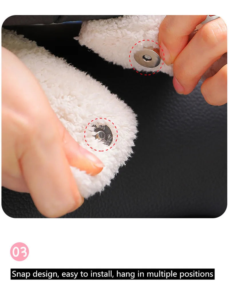 Cuddly Duck Plush Car Tissue Box Holder