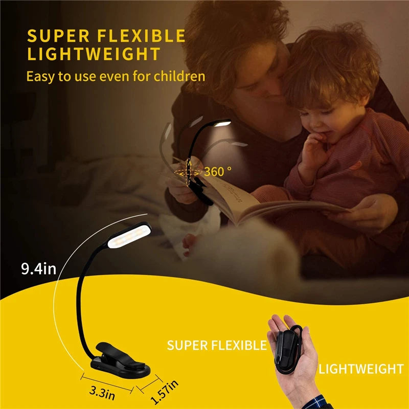 LumiFlex 7 LED Clip-On Reading Light