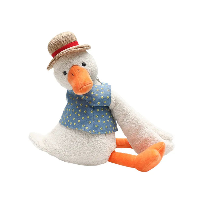 Cuddly Duck Plush Car Tissue Box Holder