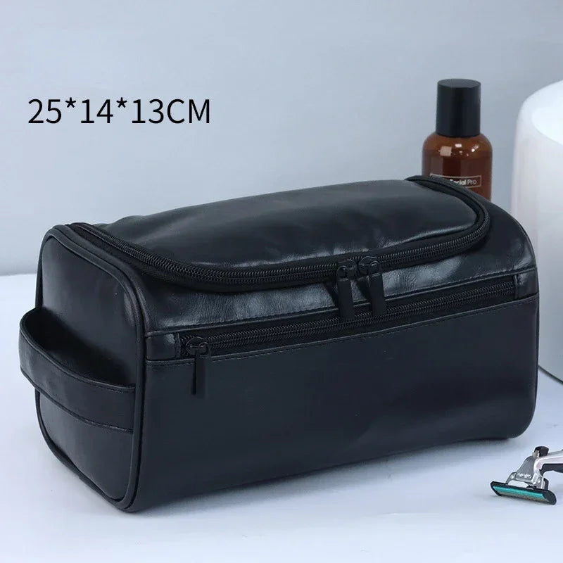 Vintage Luxury Men's Toiletry Bag - Hanging Travel Organizer