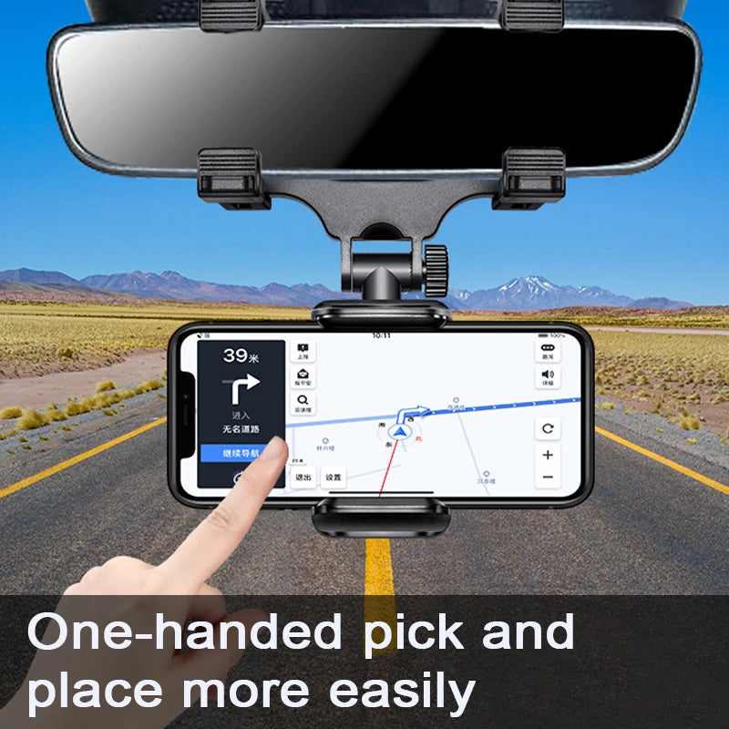 ViewSafe Rearview Mirror Phone Holder