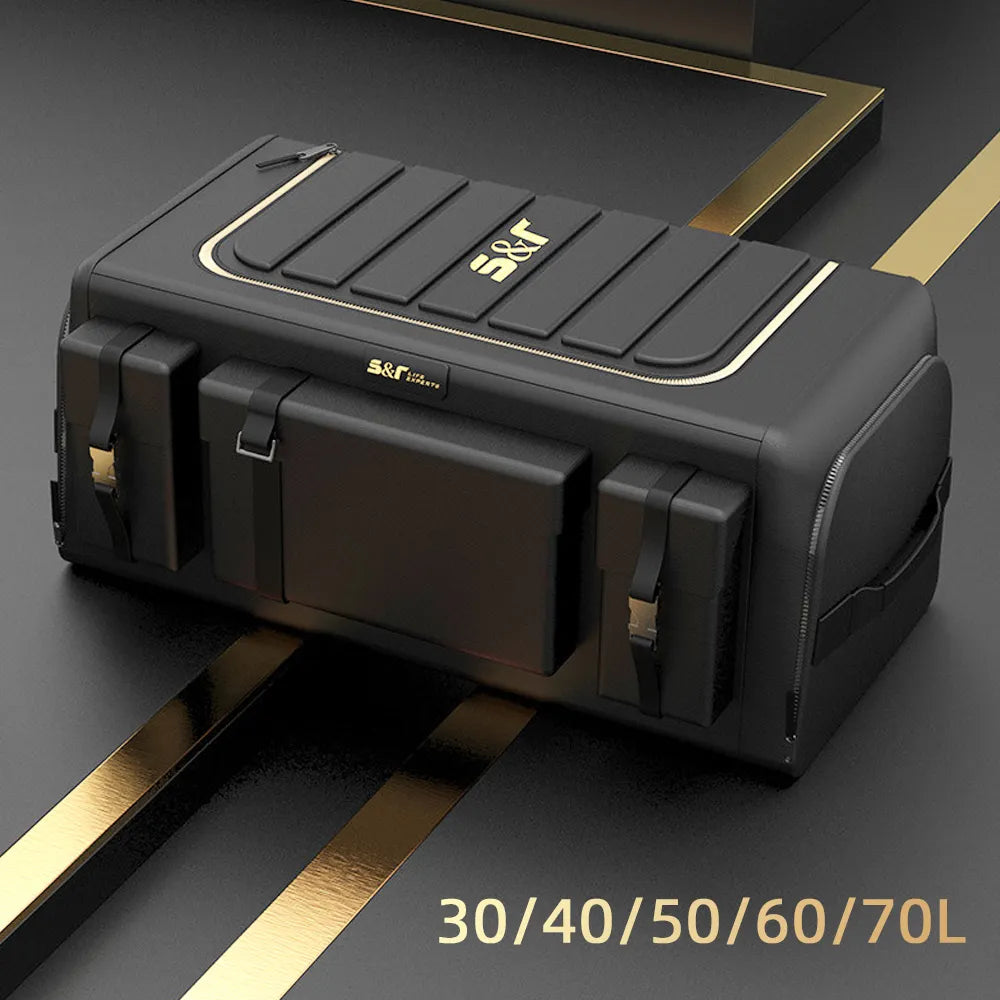 50L/70L Car Trunk Organizer - Oxford Cloth Multifunction Storage Box