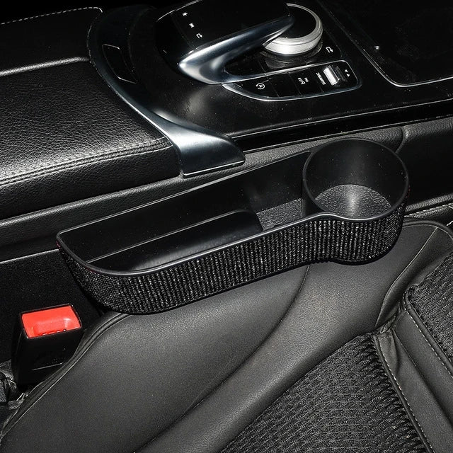Crystal Bling Car Seat Gap Crevice Storage Box