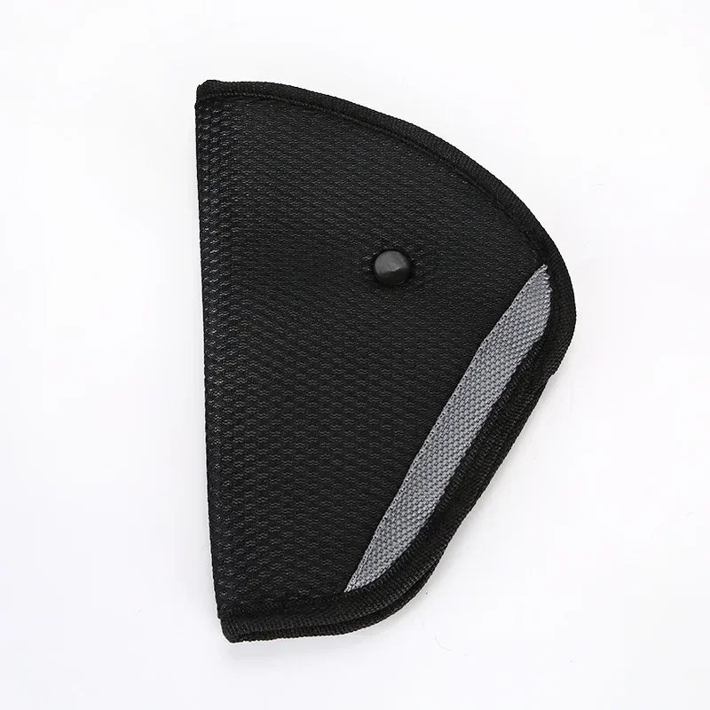 Kids' Safety Seat Belt Adjuster – Comfortable Mesh Triangle Positioner
