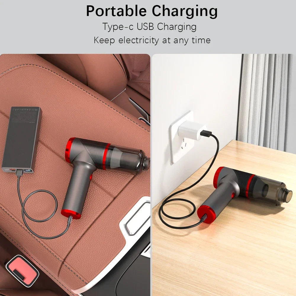 SZUK Handheld Vehicle Vacuum Cleaner - Powerful Wireless Cleaning Tool