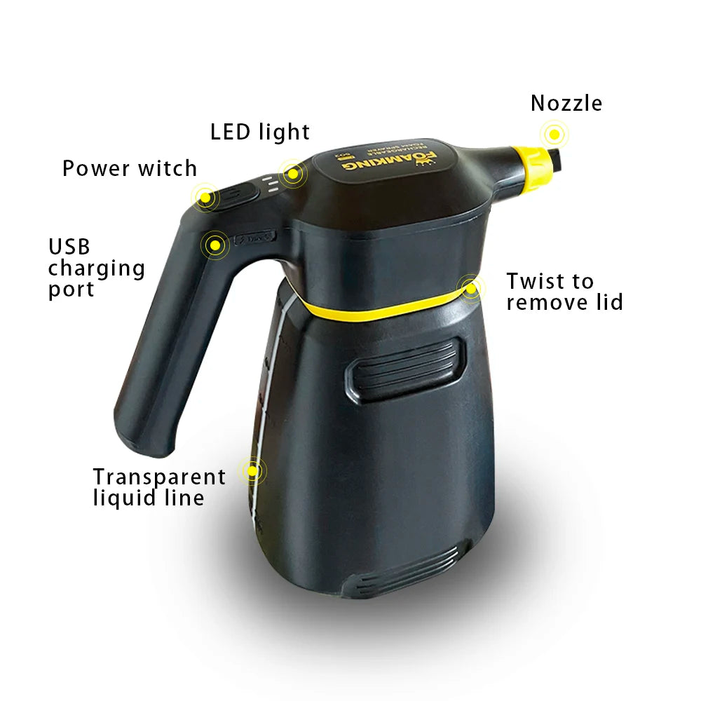 Electric Foam Sprayer Car Wash - Revolutionize Your Cleaning Routine