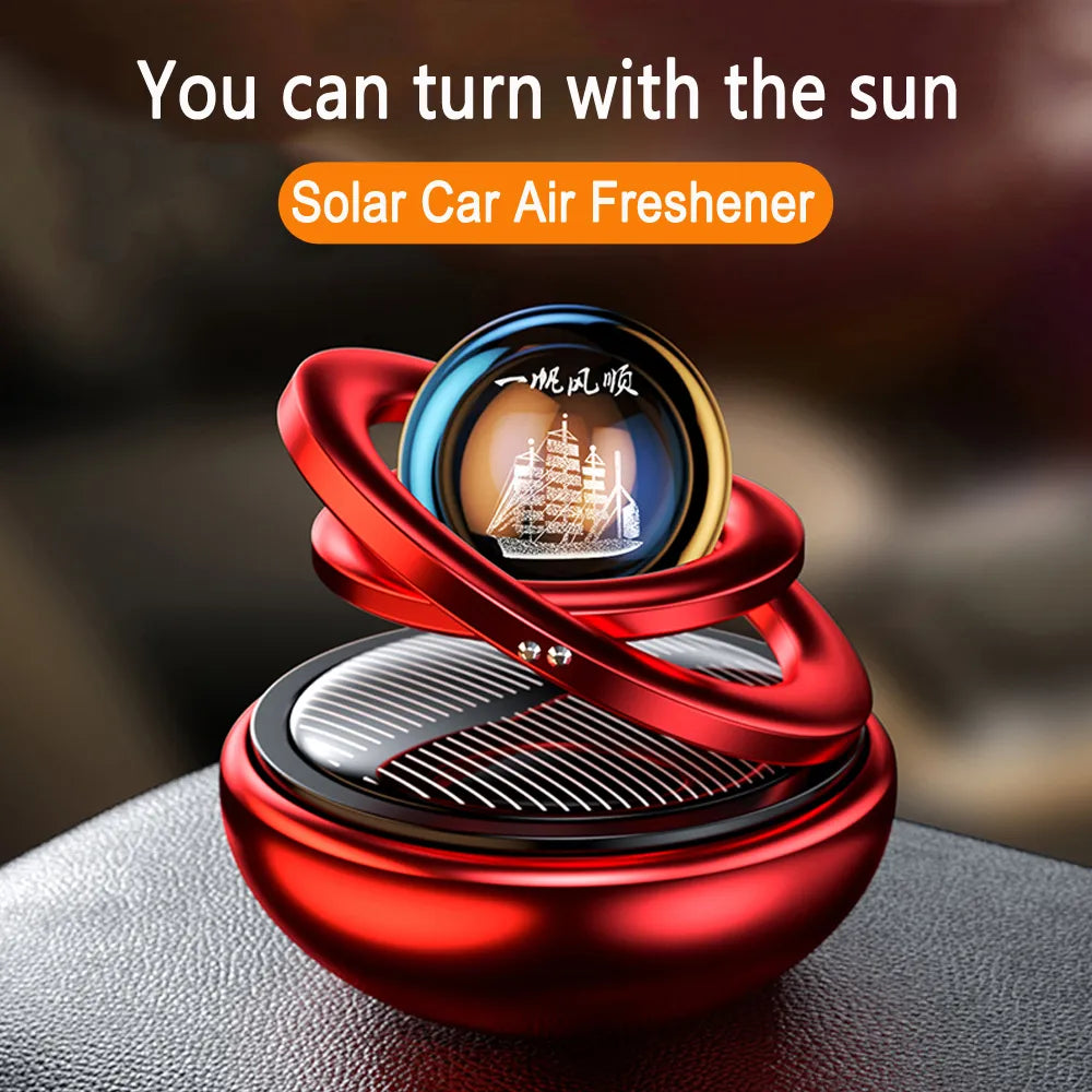 CAPT.LIKE Solar Car Air Freshener - Elegant Aromatherapy on the Go