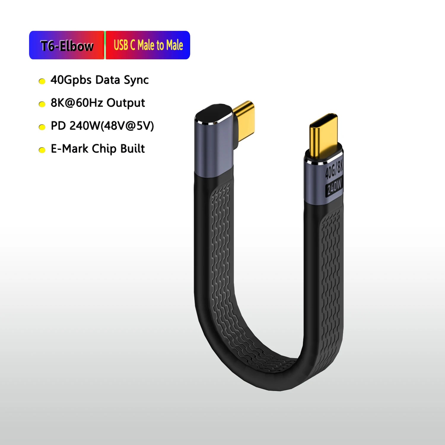 UltraCharge Pro USB-C 40Gbps Fast Charging Cable