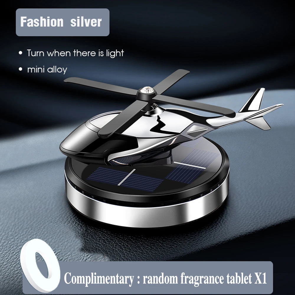 SolarSpin Helicopter Car Air Freshener
