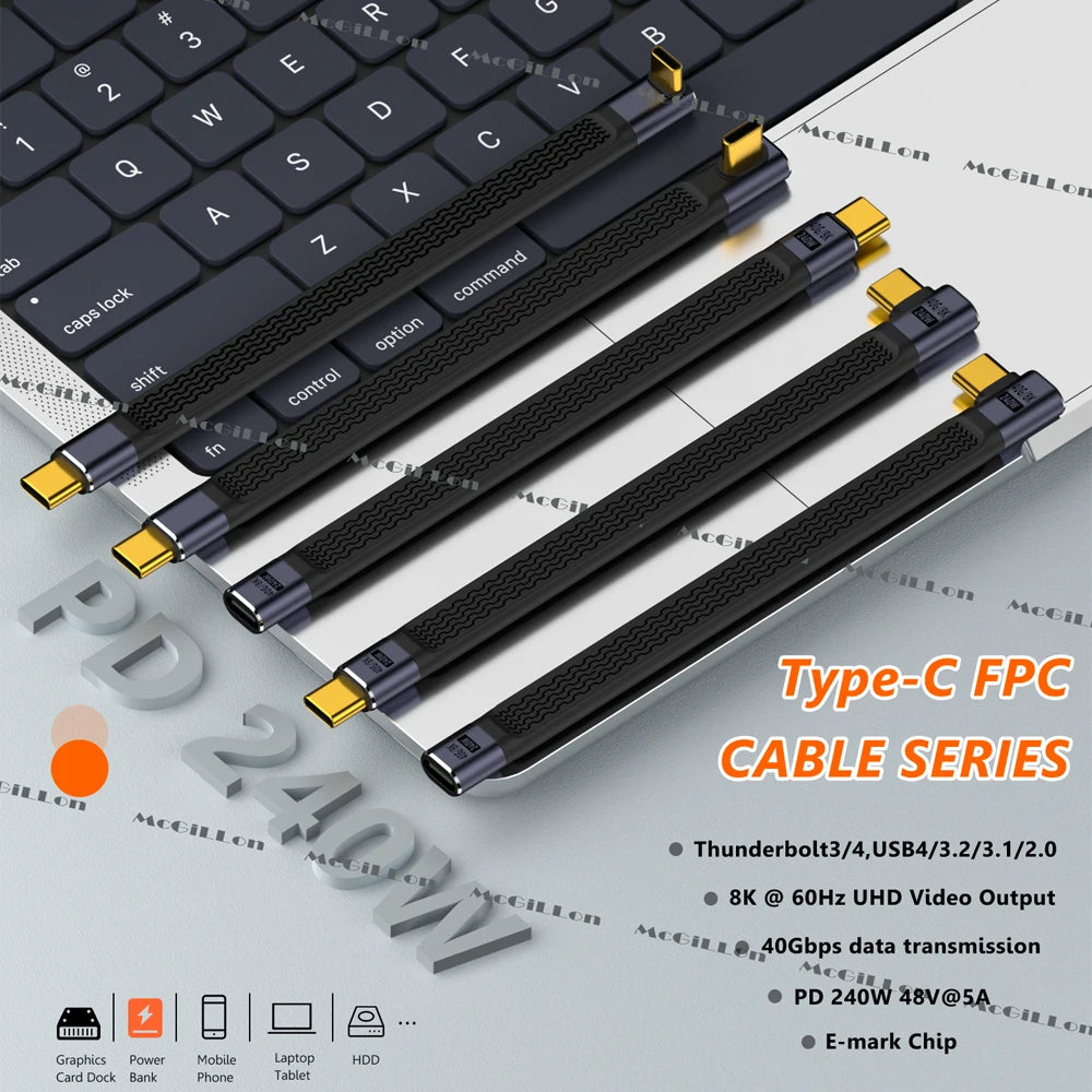 UltraCharge Pro USB-C 40Gbps Fast Charging Cable