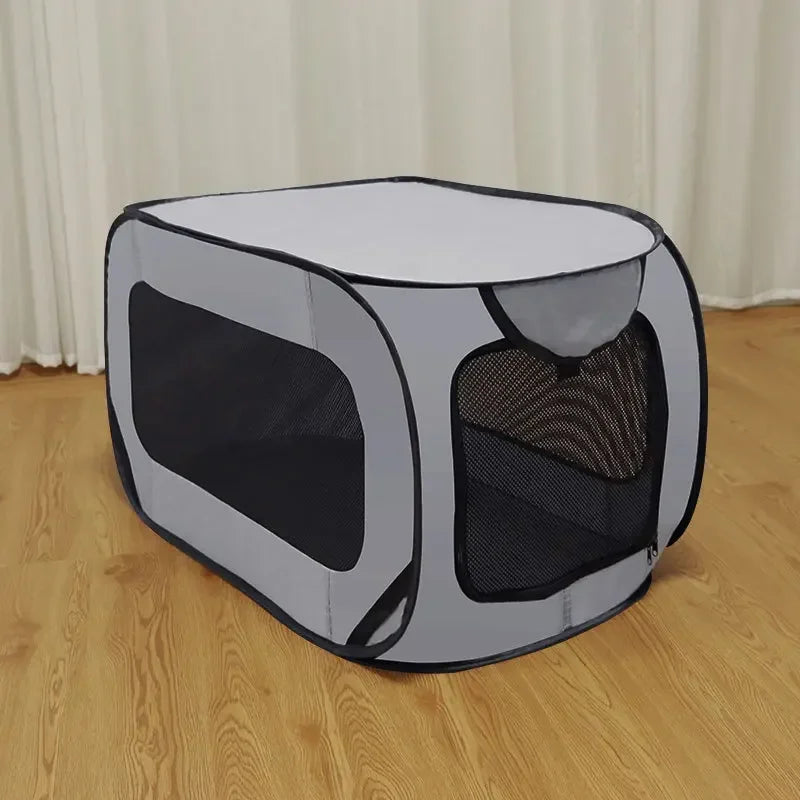 Expandable Portable Dog Kennel for Indoor, Outdoor, and Car Use