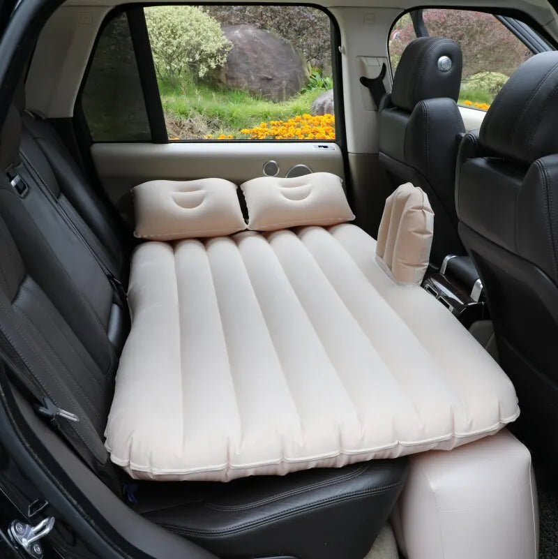 Deluxe Car Inflatable Bed with Ultra-Soft Flocking