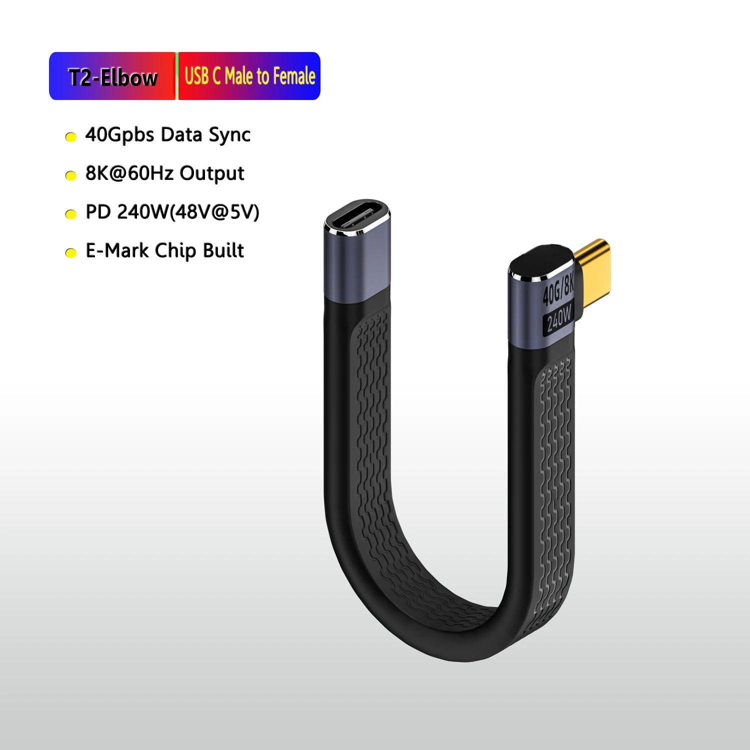 UltraCharge Pro USB-C 40Gbps Fast Charging Cable