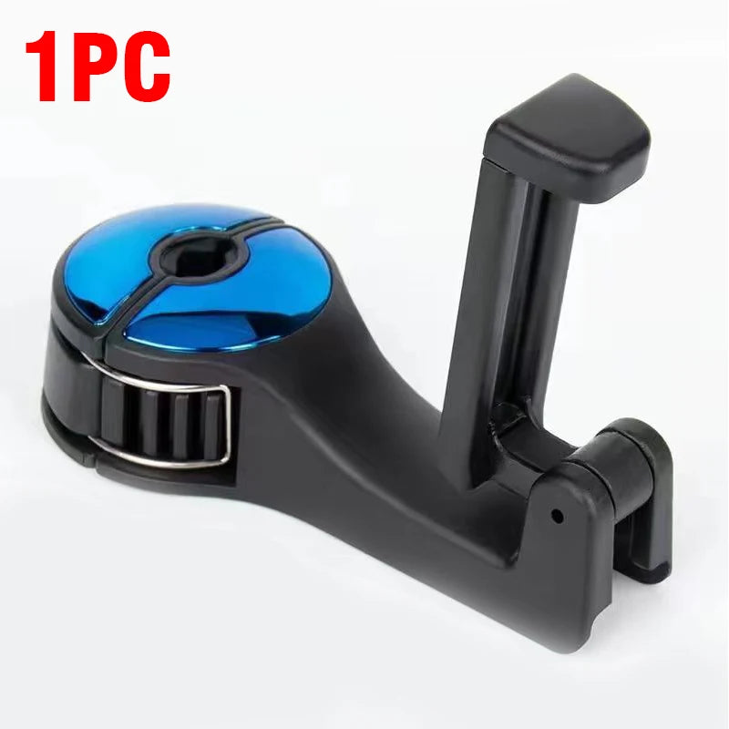2 in 1 Car Phone Holder and Headrest Hook - Streamlined Storage and Viewing