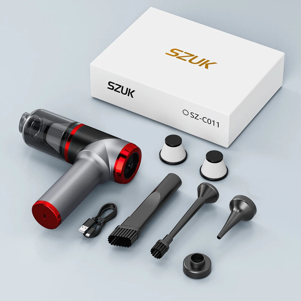 SZUK Handheld Vehicle Vacuum Cleaner - Powerful Wireless Cleaning Tool