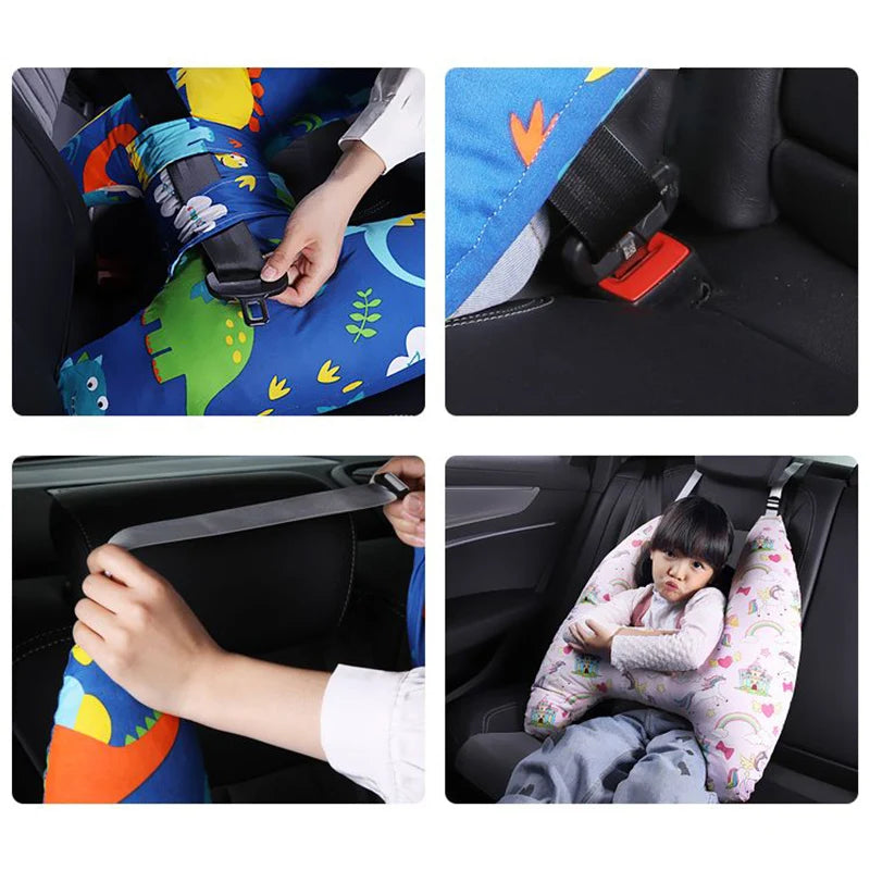 Adorable U-Shape Kids' Travel Neck Pillow - Cute Animal Designs