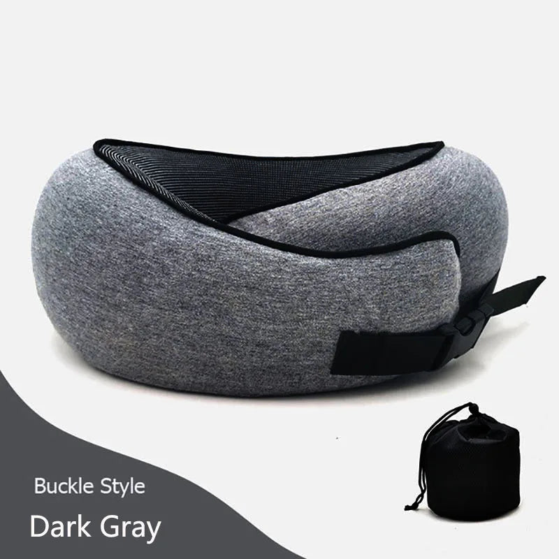 Ergonomic Memory Foam Travel Neck Pillow