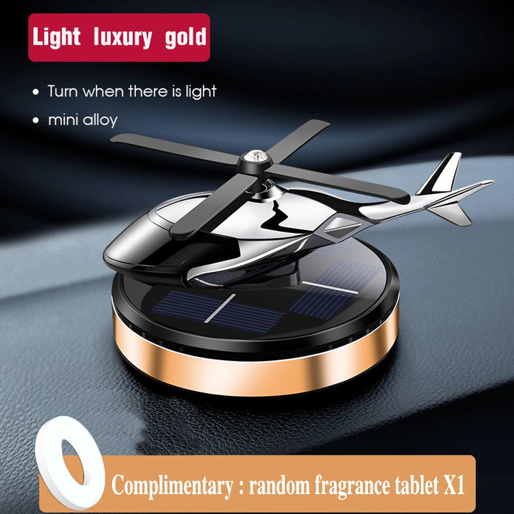 SolarSpin Helicopter Car Air Freshener