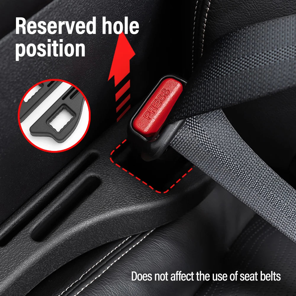 Brangdy Universal Car Seat Gap Filler - Leak-Proof Interior Strip