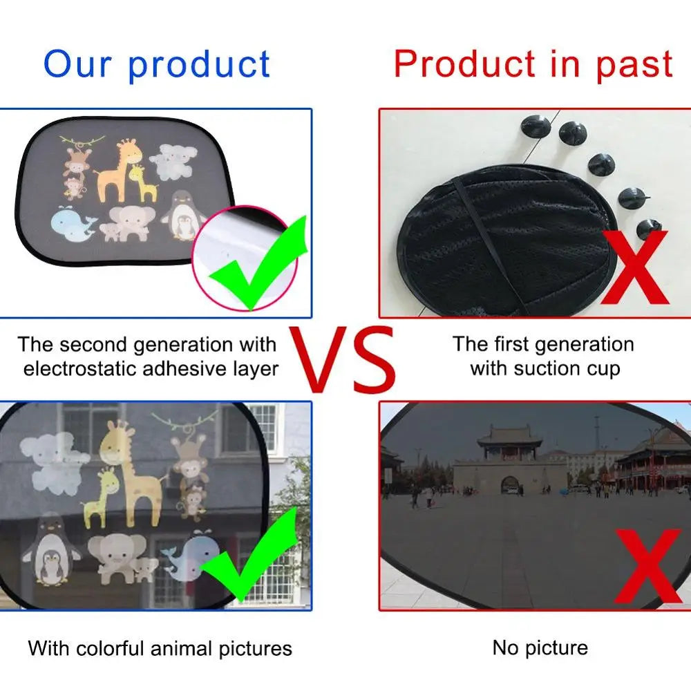 Universal Car SunShade Side Window Cover - Optimal Protection and Fun Design