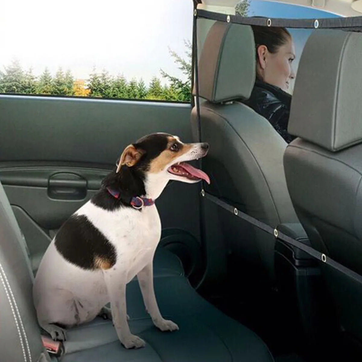 Portable Car Pet Fence - Safety Barrier Mesh for Dogs and Kids