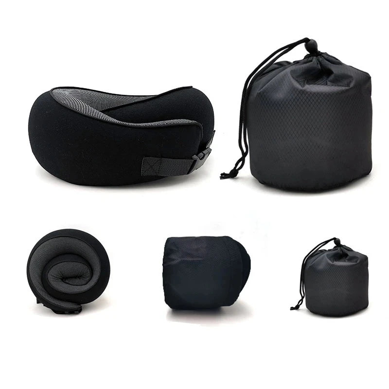 Ergonomic Memory Foam Travel Neck Pillow