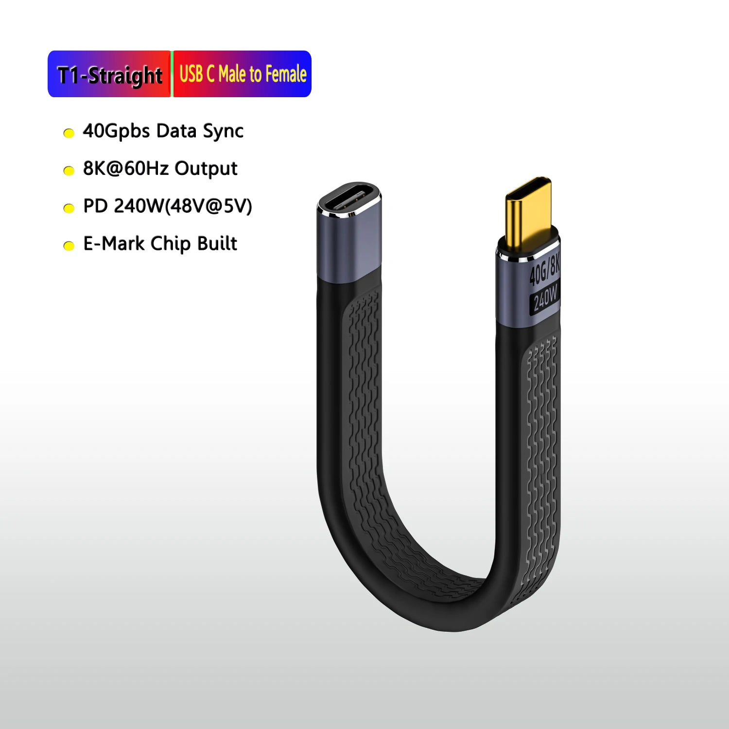 UltraCharge Pro USB-C 40Gbps Fast Charging Cable