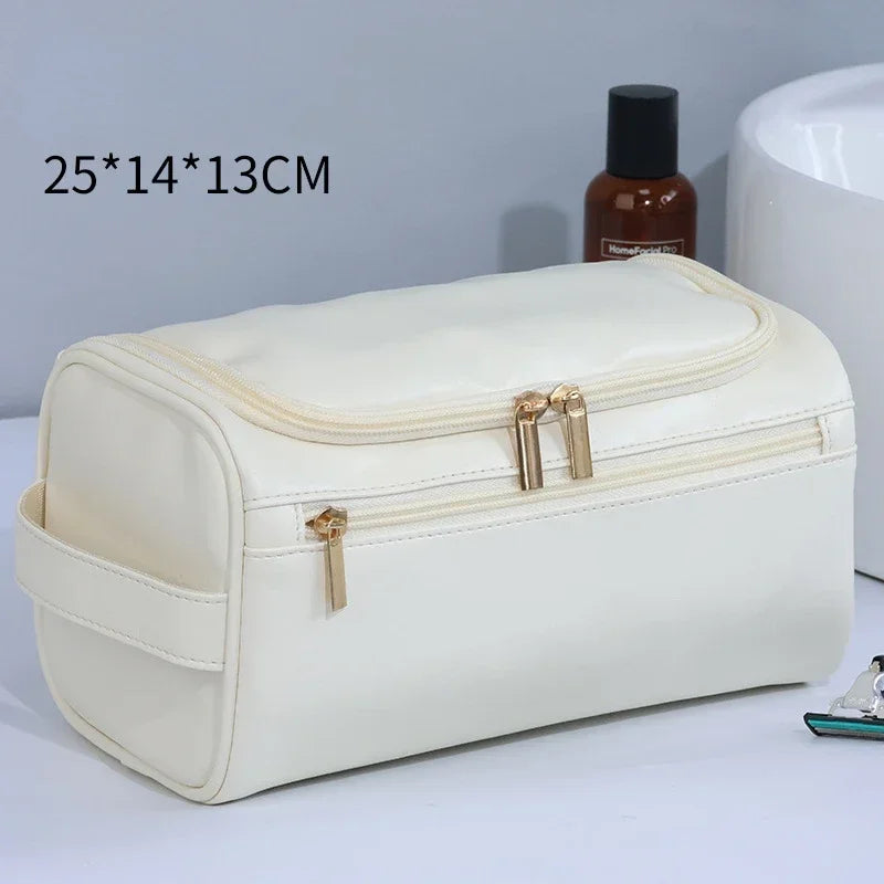 Vintage Luxury Men's Toiletry Bag - Hanging Travel Organizer