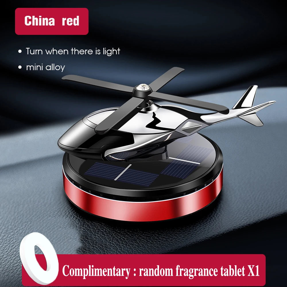 SolarSpin Helicopter Car Air Freshener
