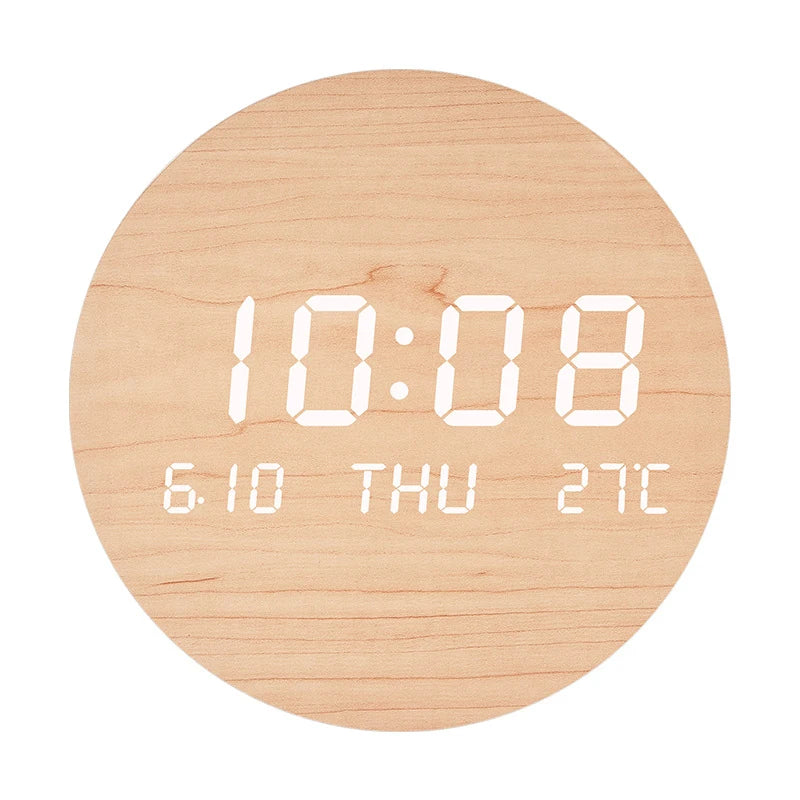 NordicLume LED Digital Wall Clock