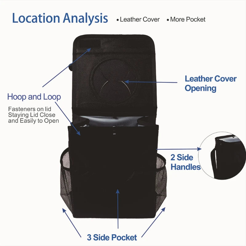 Portable Foldable Car Trash Can - A Neat Solution for Every Driver