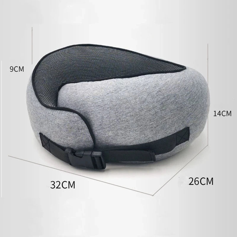 Ergonomic Memory Foam Travel Neck Pillow