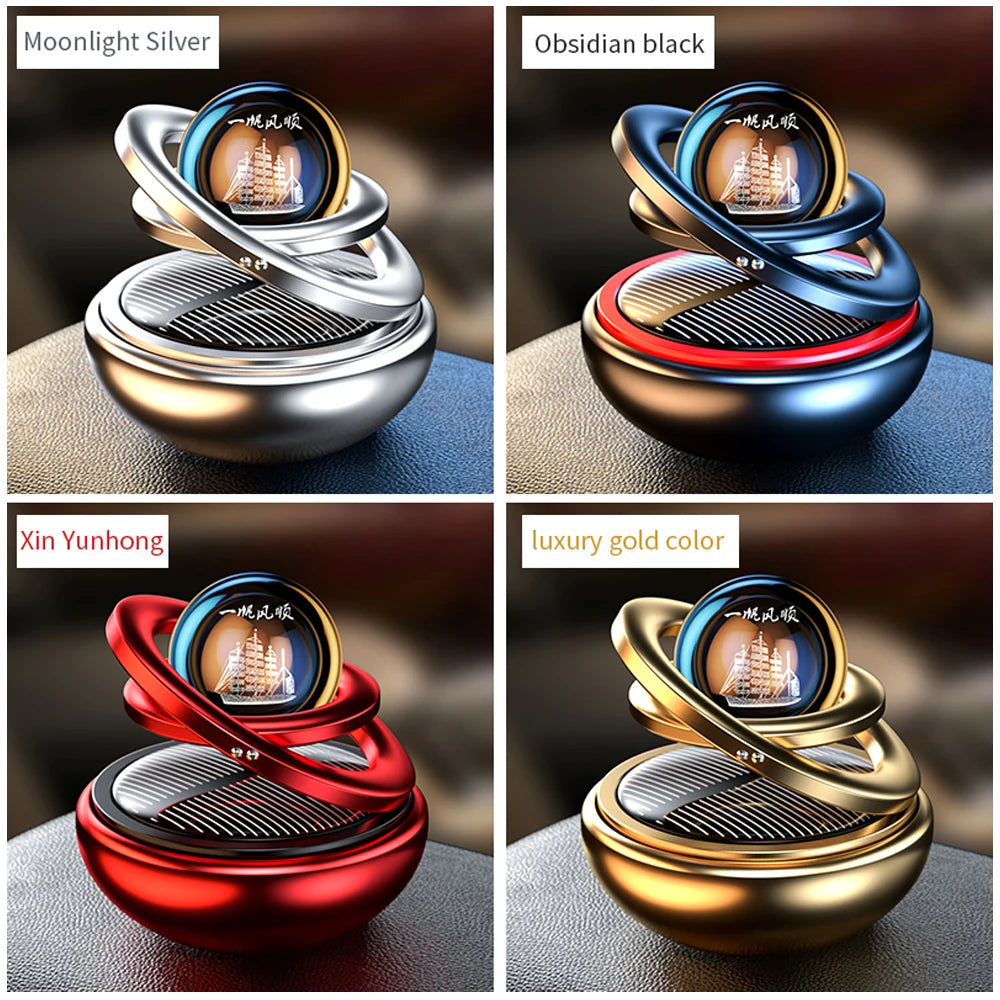 CAPT.LIKE Solar Car Air Freshener - Elegant Aromatherapy on the Go