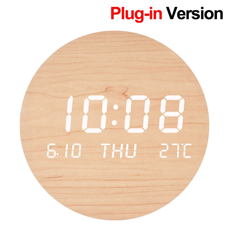 NordicLume LED Digital Wall Clock
