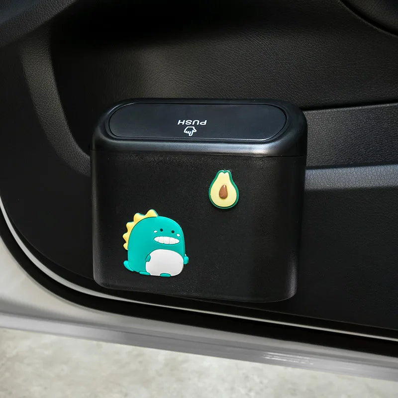 Disney Mickey & Minnie Mouse and Cute Corgi Car Trash Can - Magical Tidiness in Every Trip