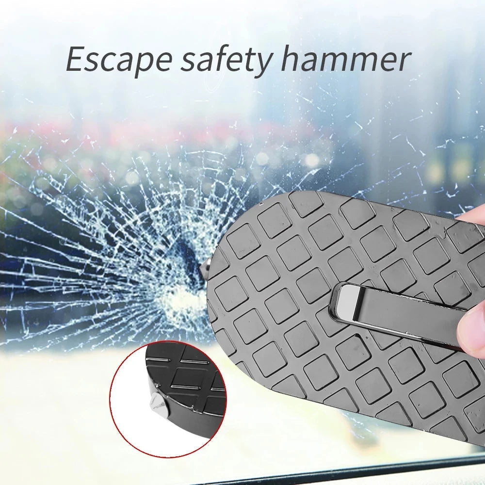 AULLP Heavy-Duty Auxiliary Car Pedal – Alloy Construction with Glass Crusher Feature