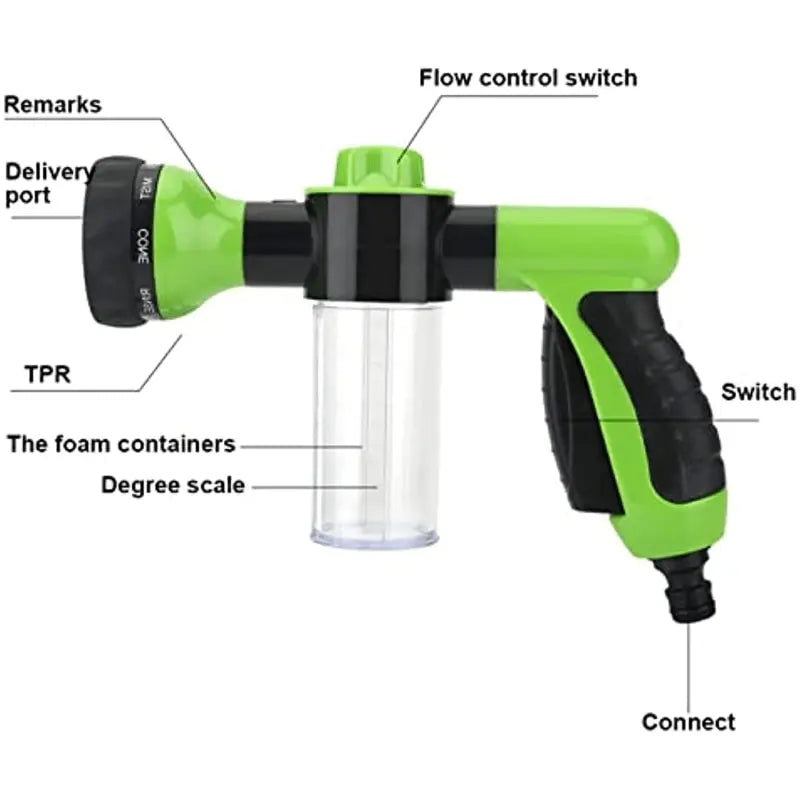 Portable Auto Foam Lance Water Gun - Ultimate Cleaning Efficiency