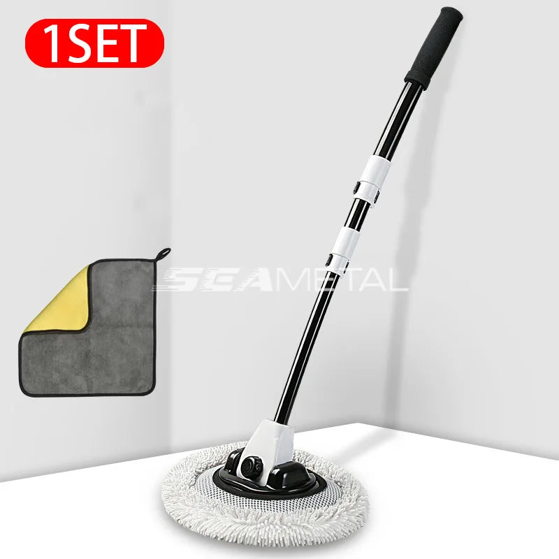 SEAMETAL 15 Degree Bend Car Cleaning Brush - Extendable and Flexible for Perfect Cleaning