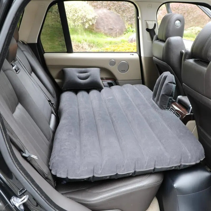 Deluxe Car Inflatable Bed with Ultra-Soft Flocking