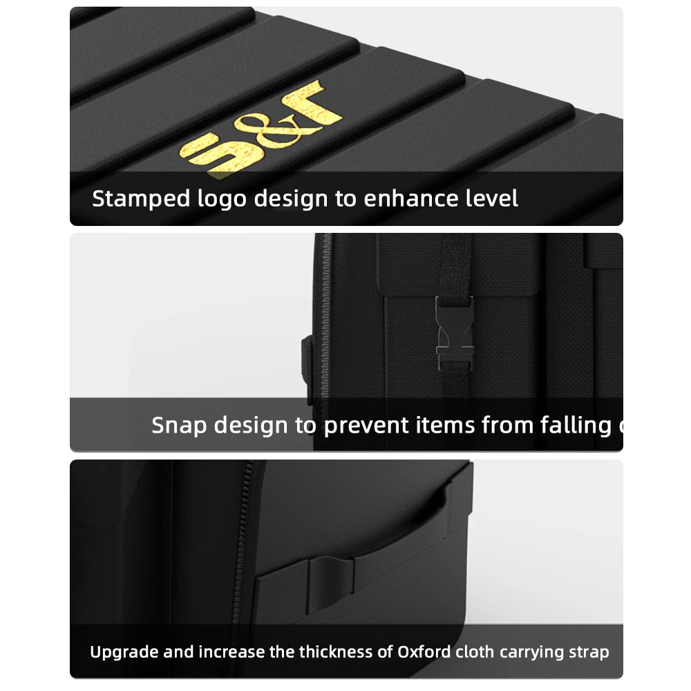 50L/70L Car Trunk Organizer - Oxford Cloth Multifunction Storage Box