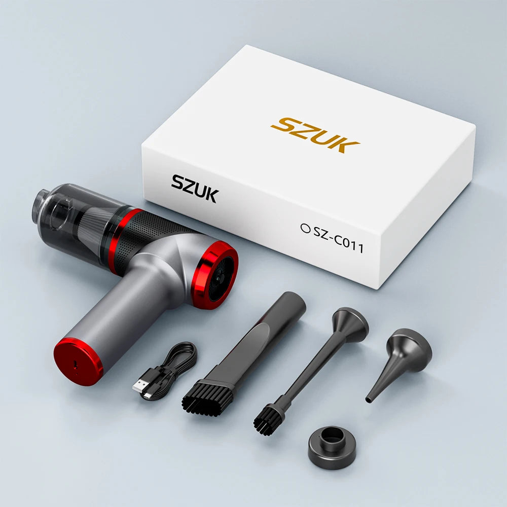 SZUK Handheld Vehicle Vacuum Cleaner - Powerful Wireless Cleaning Tool