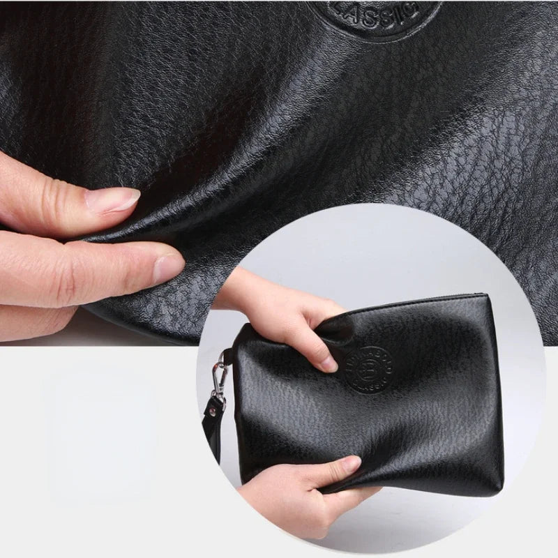 Business Style Men's PU Leather Clutch Wallet