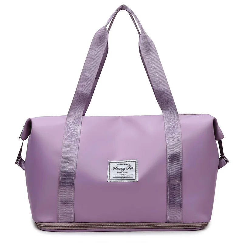 UNIXINU Waterproof Nylon Travel Duffle Bag for Women