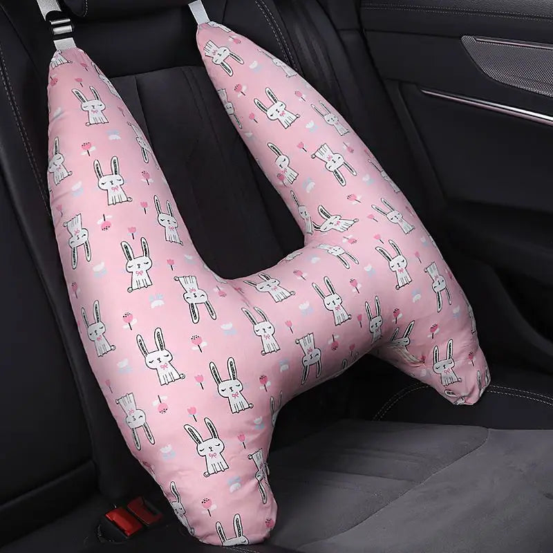 Adorable U-Shape Kids' Travel Neck Pillow - Cute Animal Designs