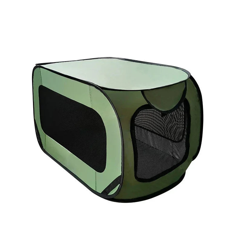 Expandable Portable Dog Kennel for Indoor, Outdoor, and Car Use