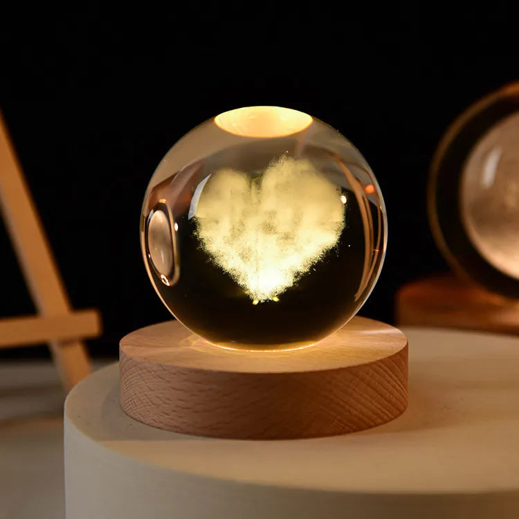 Celestial Sphere 3D Crystal Ball LED Night Light