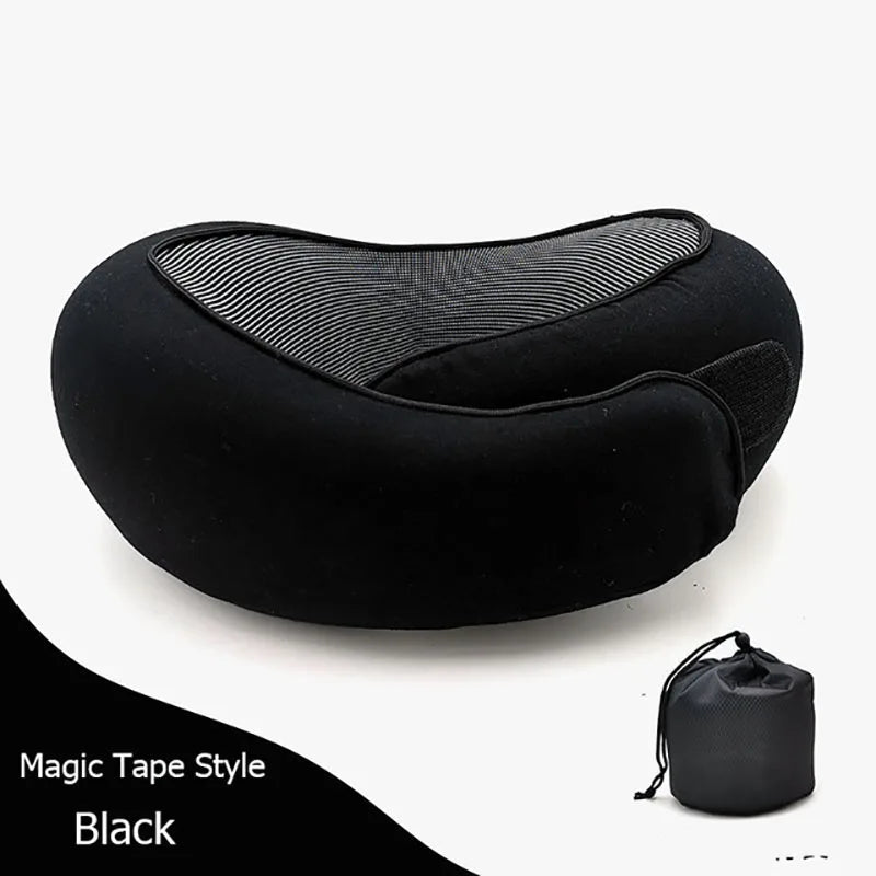 Ergonomic Memory Foam Travel Neck Pillow