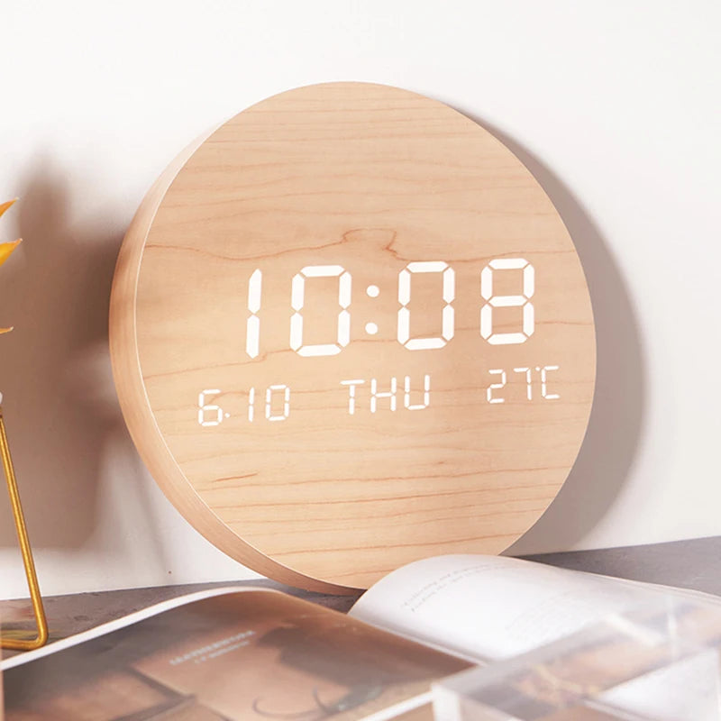 NordicLume LED Digital Wall Clock
