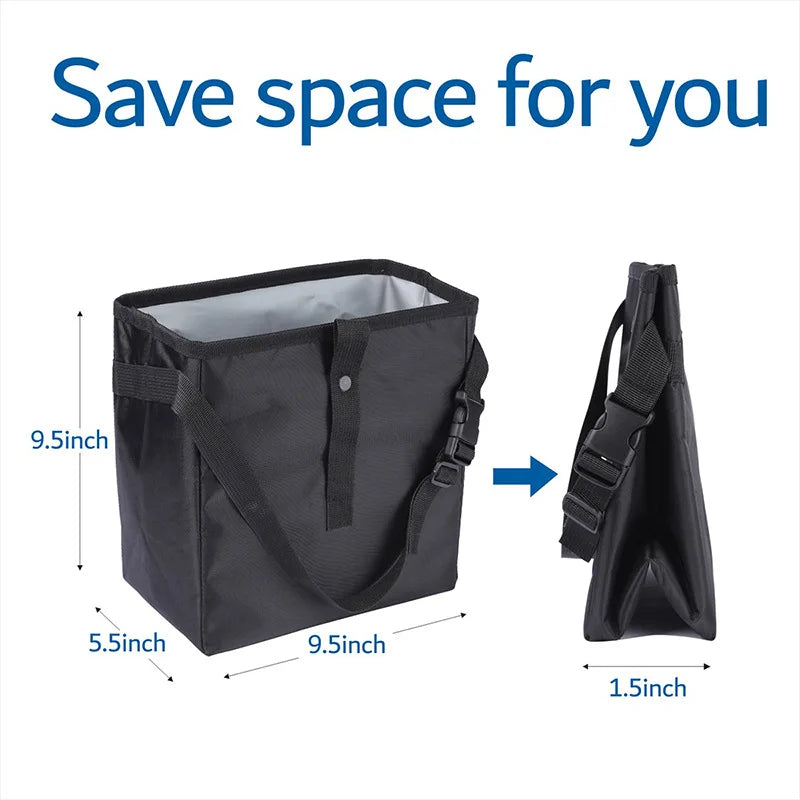 Portable Foldable Car Trash Can - A Neat Solution for Every Driver